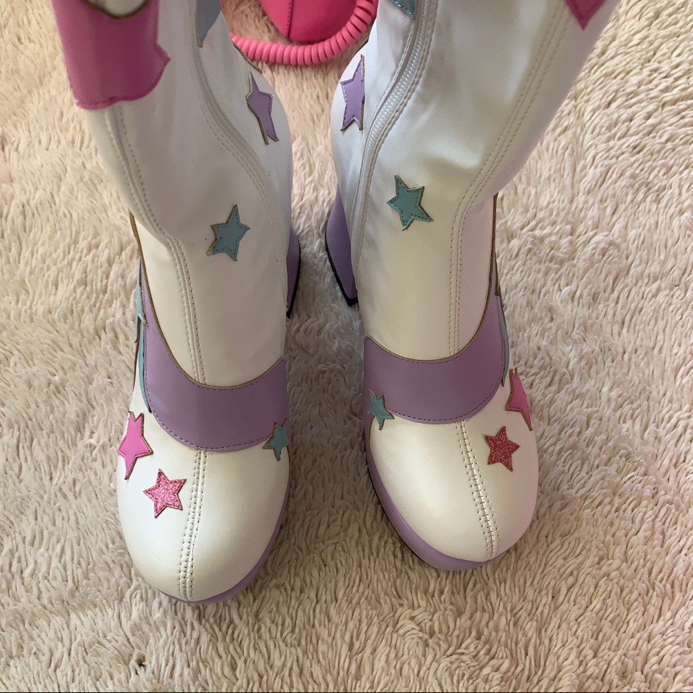 New Sugar Thrillz Platform Disco Boots - Picture 3 of 7